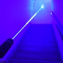 TITAN 445NM BLUE LASER- 2W Blue laser in action